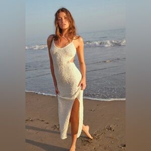 Free People Za Za Ivory Midi Dress